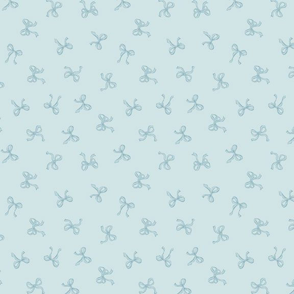 Fabric Marcus Sky Bows Buttercup & Blues by the Quarter Yard R022038D-SKY