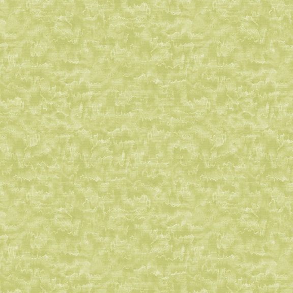 Fabric Marcus Green Moire Buttercup & Blues by the Quarter Yard R022039D-GREEN
