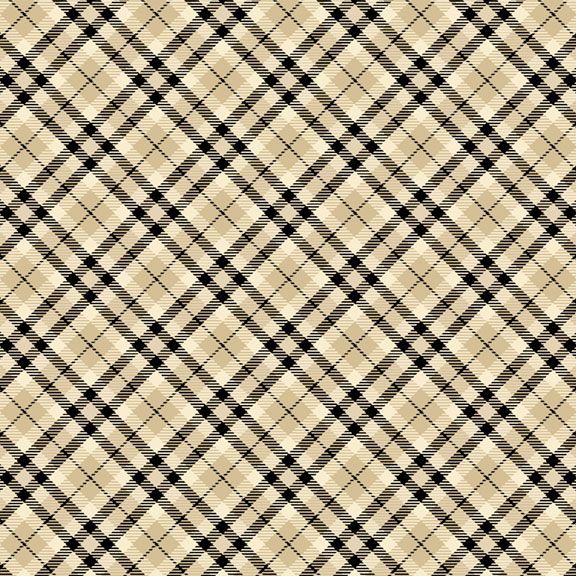 Fabric Marcus Tan Plaid Modern Classics by the Quarter Yard R022119D-TAN