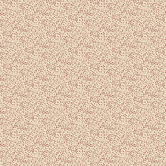 Fabric Marcus Red Seeds Modern Classics by the Quarter Yard R022120D-RED