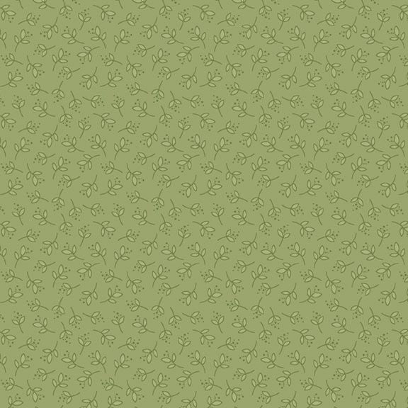 Fabric Marcus Green Leaves Honeycomb Hollow by the Quarter Yard R792127D-GREEN