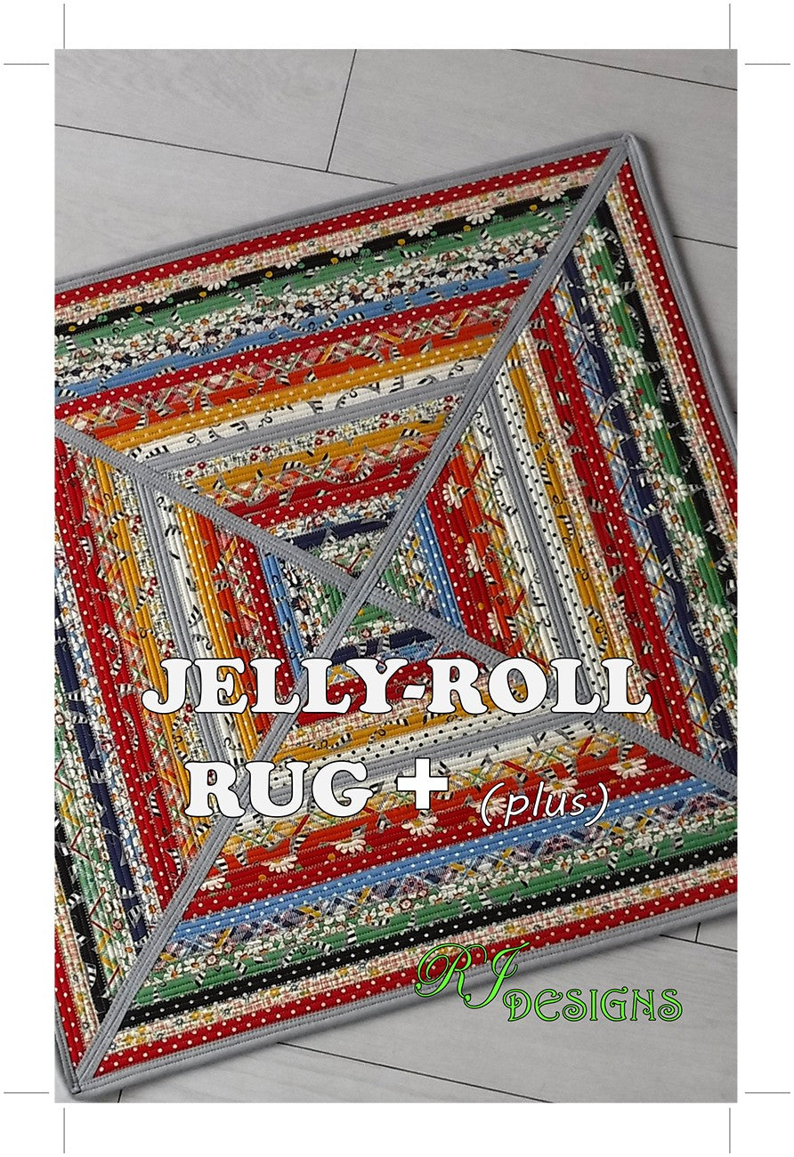 R.J. Designs Jelly Roll Rug Plus Pattern RJD140