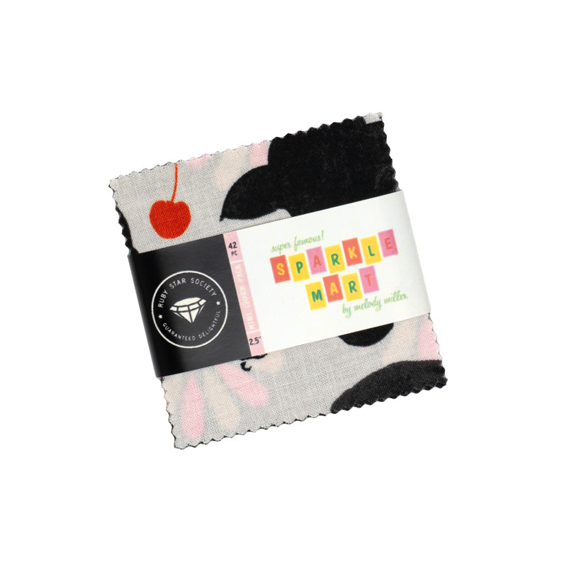 Fabric Ruby Star Society Precuts Sparkle Mart 2.5" Mini Charm Pack RS0116MC