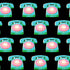 Fabric Ruby Star Society Black Telephones Sparkle Mart by the Quarter Yard RS0121-18