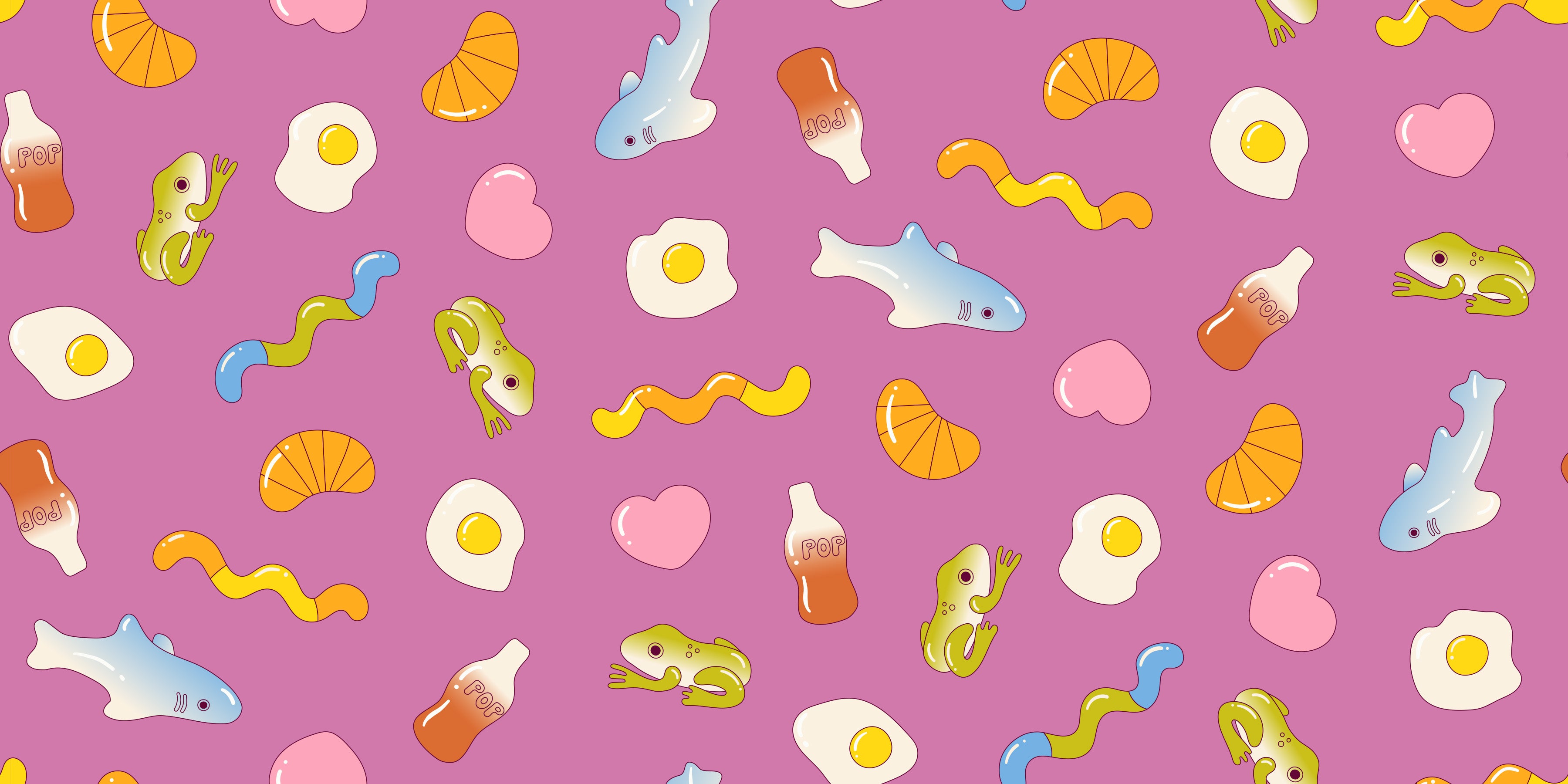 Fabric Ruby Star Society Heliotrope Gummies Sugar Cone 2 by the Quarter Yard RS3109-12