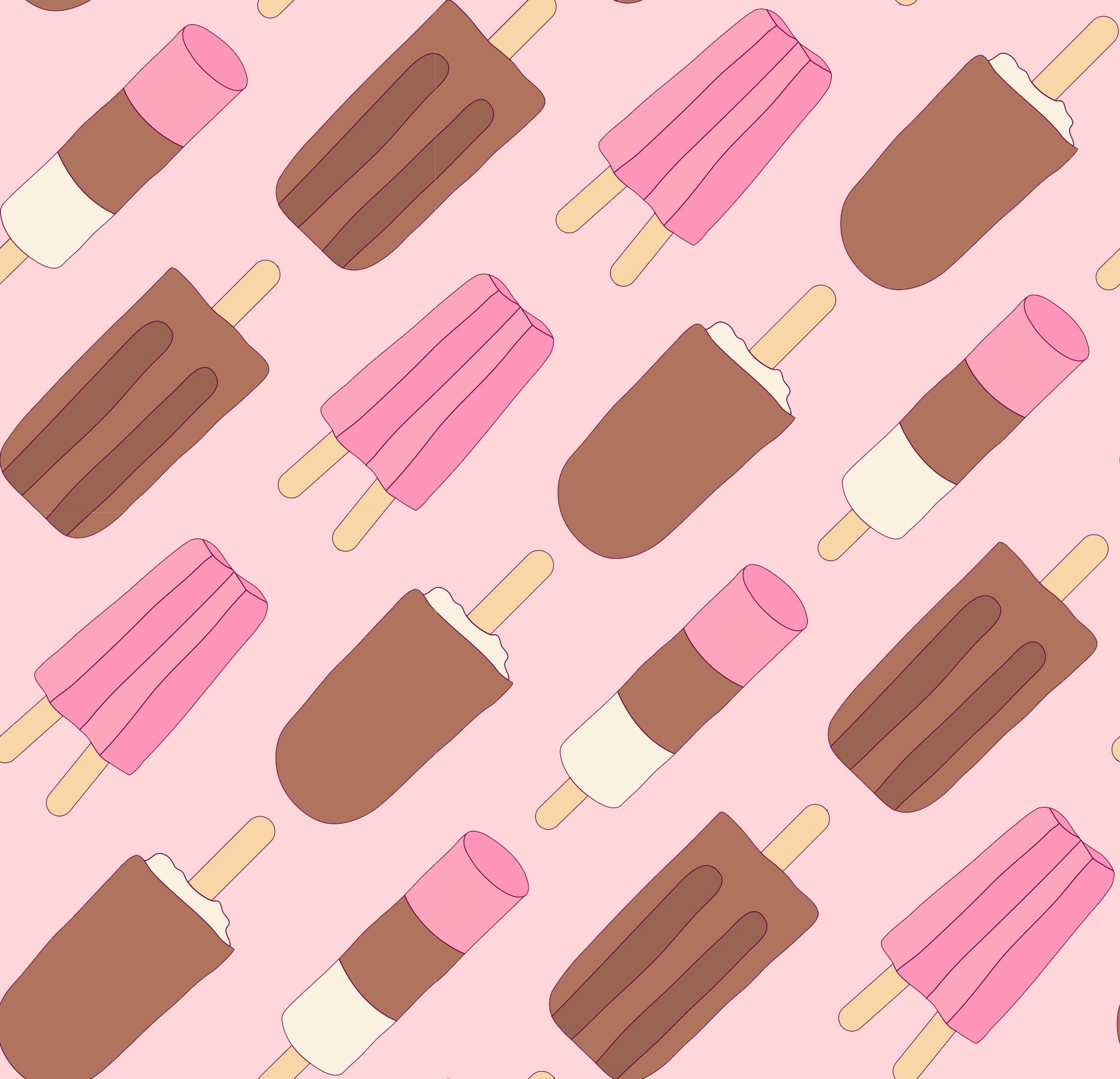 Fabric Ruby Star Society Cotton Candy Ice Pops Sugar Cone 2 by the Quarter Yard RS3110-11