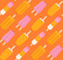 Fabric Ruby Star Society Orange Ice Pops Sugar Cone 2 by the Quarter Yard RS3110-13