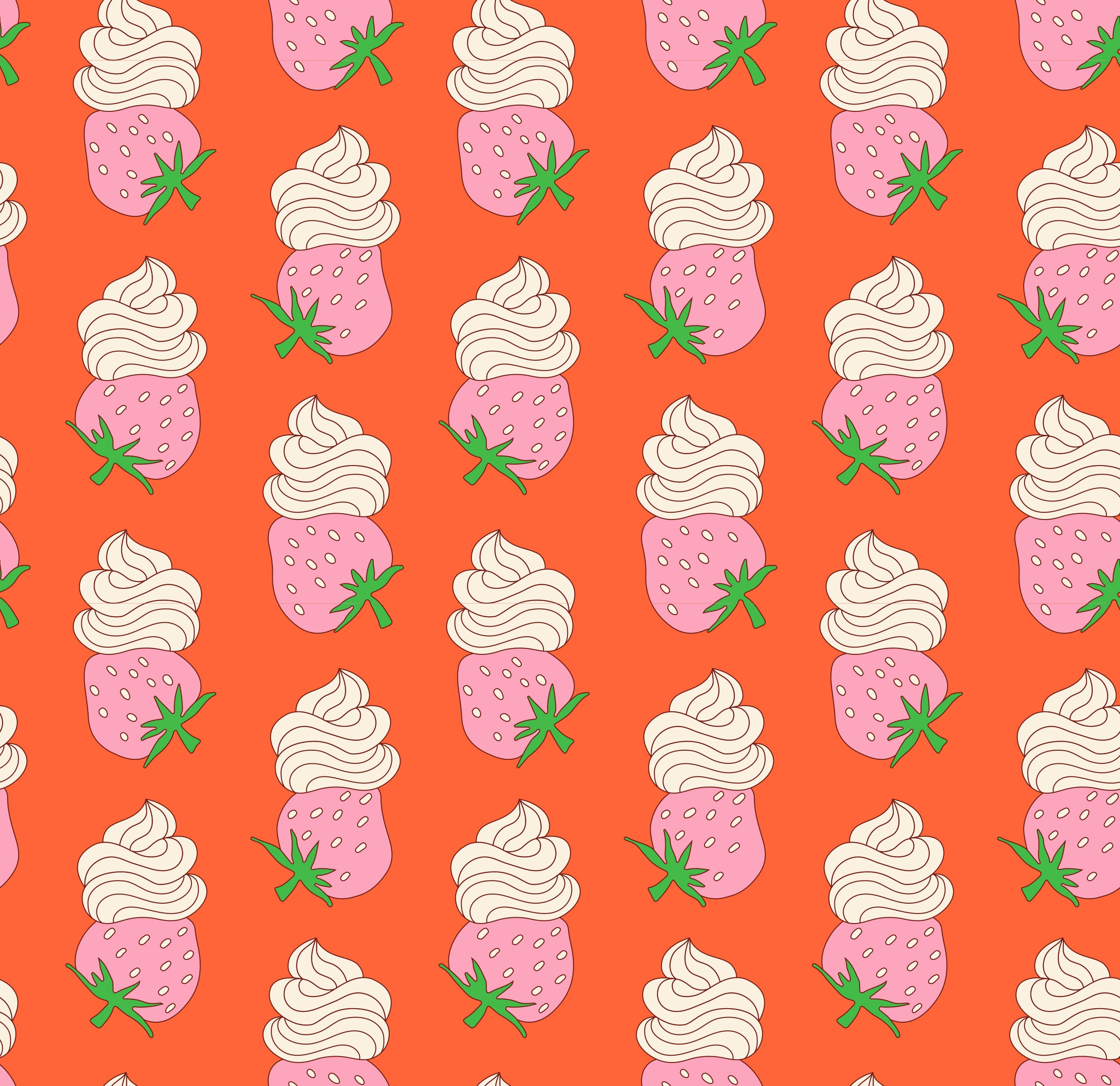 Fabric Ruby Star Society Florida Strawberry Whip Sugar Cone 2 by the Quarter Yard RS3112-13