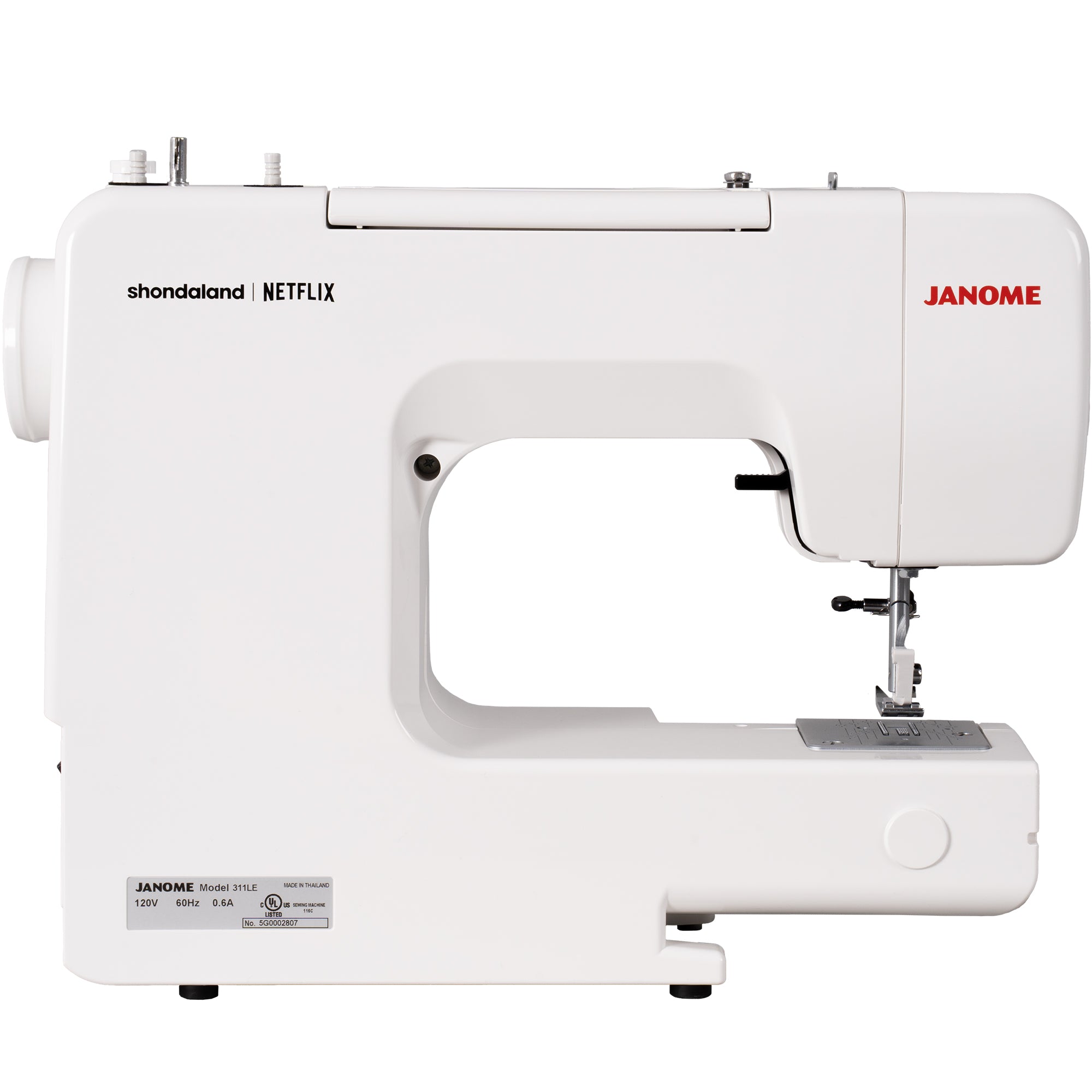 Janome Toile Romance Easy-to-Use 15-Stitch Sewing Machine Officially Licensed Bridgerton Collection