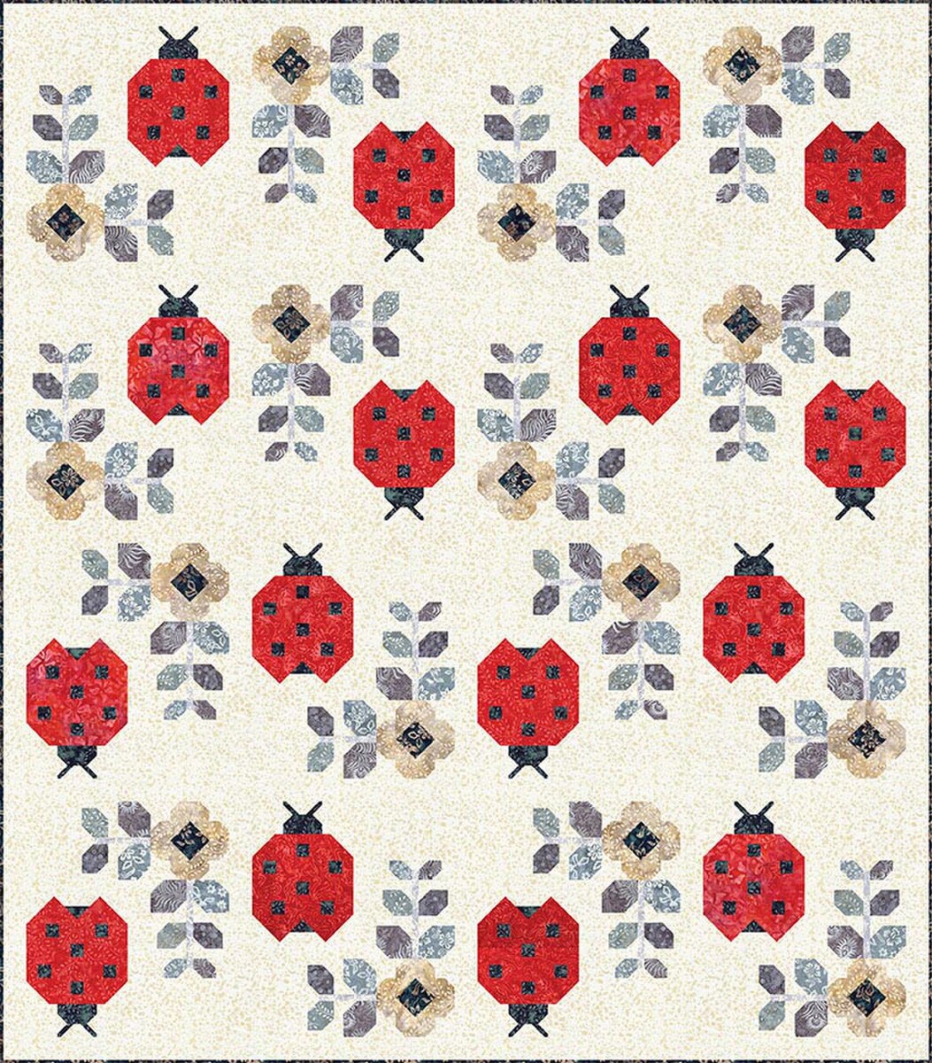 Riley Blake Blooming Boldly Designs Lady Lola Quilt Pattern P006-LADYLOLA