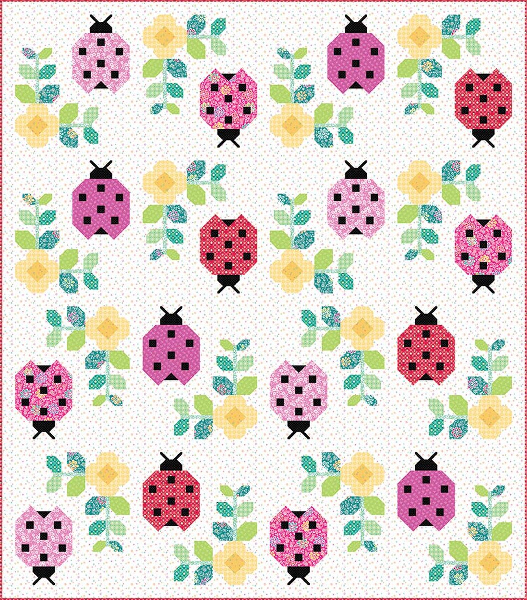 Riley Blake Blooming Boldly Designs Lady Lola Quilt Pattern P006-LADYLOLA