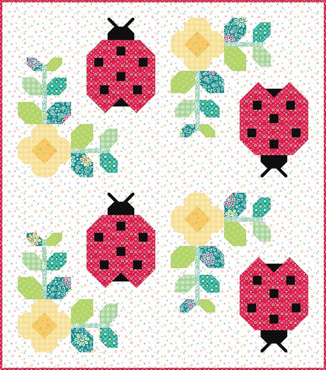 Riley Blake Blooming Boldly Designs Lady Lola Quilt Pattern P006-LADYLOLA