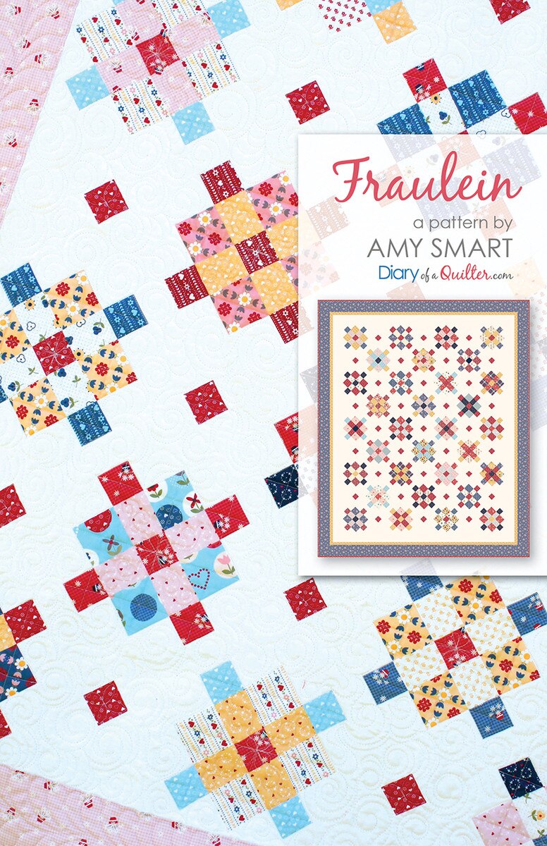 Riley Blake Designs Amy Smart Fraulein Quilt Pattern P123-FRAULEIN