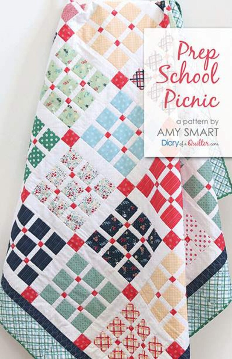 Riley Blake Designs Amy Smart Prep School Picnic Quilt Pattern P123-PREPSCHOOL