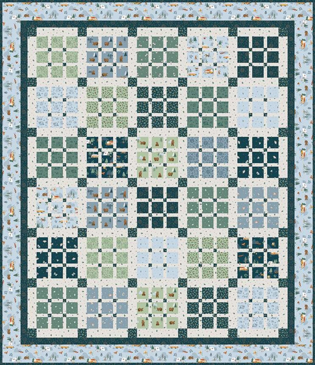 Riley Blake Designs Amy Smart Prep School Picnic Quilt Pattern P123-PREPSCHOOL