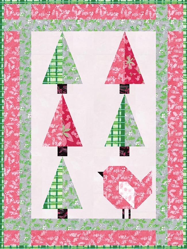 Riley Blake Designs Bluebird Patterns Perch & Pine Quilt Pattern P100-PERCHPINE