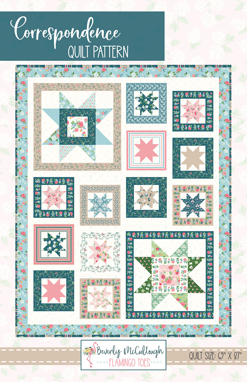Riley Blake Designs Correspondence Quilt Pattern P138-CORRESPONDENCE