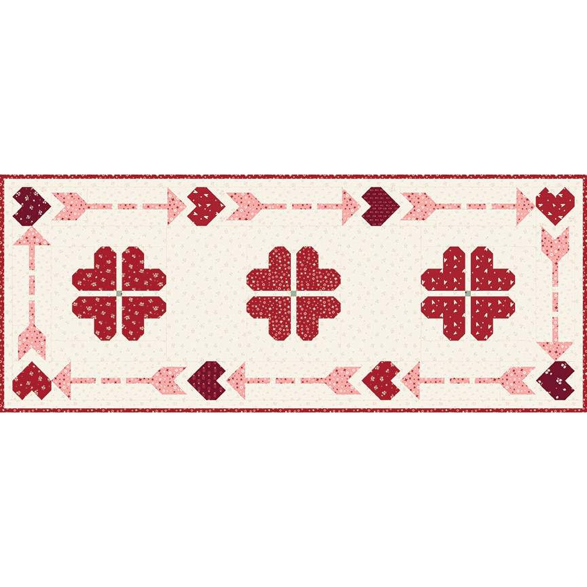 Riley Blake Designs Cupid's Presence Runner Pattern P157­-CUPIDSPRESENCE