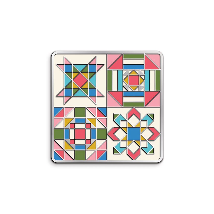 Riley Blake Designs Four Block Sampler Needle Minder ST-55931