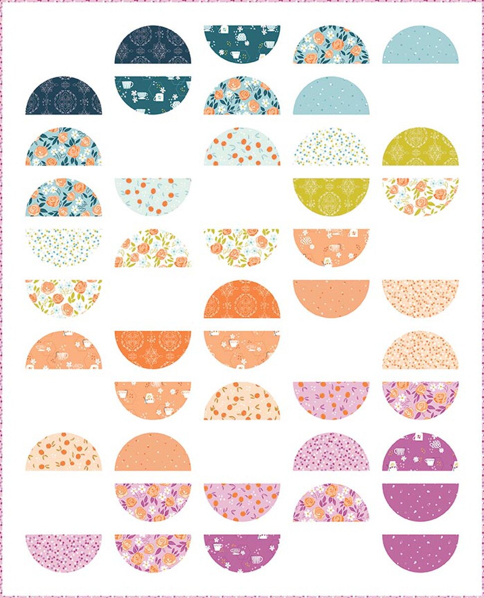 Riley Blake Designs Fran Gulick Crescent II Quilt Pattern P173-CRESCENTII