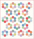 Riley Blake Designs Fran Gulick Hexie Blooms Quilt Pattern P173-HEXIEBLOOMS
