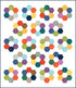 Riley Blake Designs Fran Gulick Hexie Blooms Quilt Pattern P173-HEXIEBLOOMS