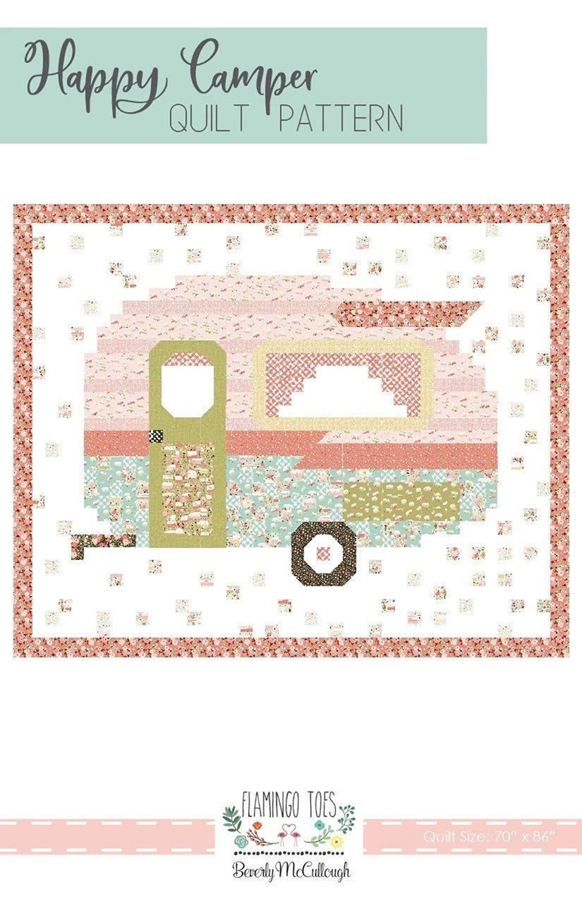 Riley Blake Designs Happy Camper Quilt Pattern P138-HAPPYCAMPER