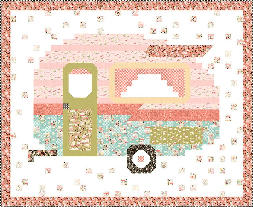Riley Blake Designs Happy Camper Quilt Pattern P138-HAPPYCAMPER