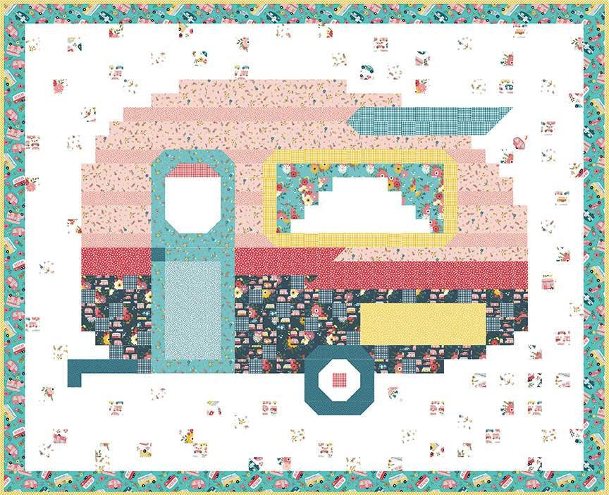 Riley Blake Designs Happy Camper Quilt Pattern P138-HAPPYCAMPER