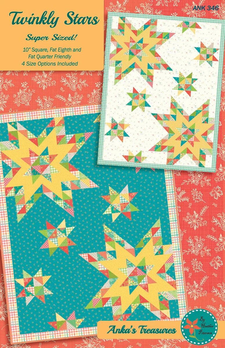 Riley Blake Designs Heather Peterson Twinkly Stars Quilt Pattern P154-TWINKLYSTAR