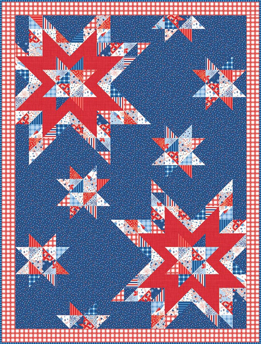Riley Blake Designs Heather Peterson Twinkly Stars Quilt Pattern P154-TWINKLYSTAR