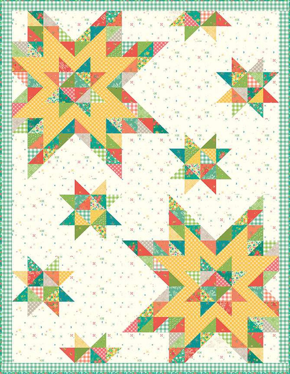 Riley Blake Designs Heather Peterson Twinkly Stars Quilt Pattern P154-TWINKLYSTAR