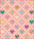 Riley Blake Designs Heirloom Hearts Quilt Pattern P249-HEIRLOOMHEARTS
