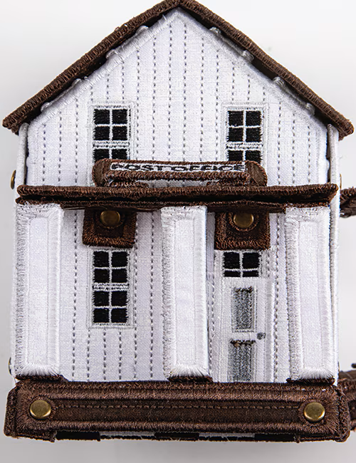 Riley Blake Designs Homestead Prairie Post Office 3D Machine Embroidery Kit ME207PH0526