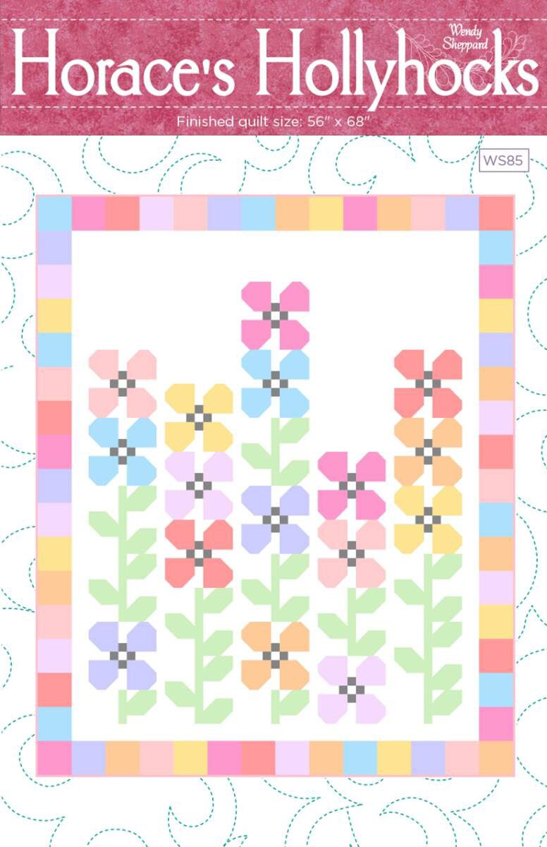 Riley Blake Designs Horace's Hollyhocks Quilt Pattern P180-HORACESHOLLYHOCKS