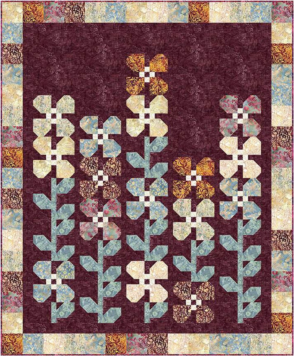 Riley Blake Designs Horace's Hollyhocks Quilt Pattern P180-HORACESHOLLYHOCKS