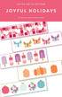 Riley Blake Designs Joyful Holidays Table Runner Pattern P173-JOYFULHOLIDAYS