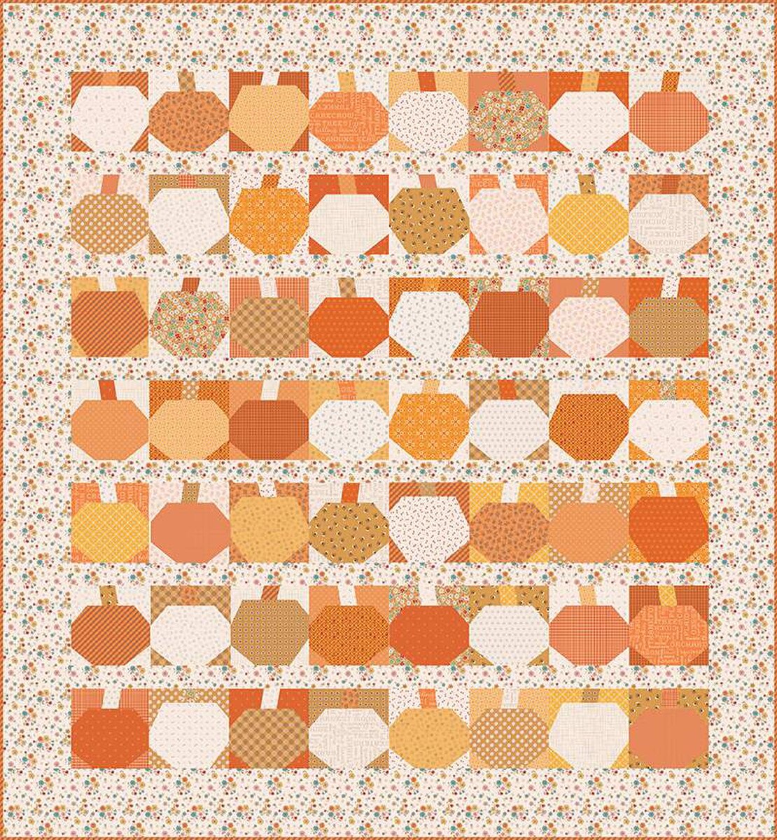 Riley Blake Designs Lori Holt 10" Pumpkin Quilting Paper Pattern ST-35009