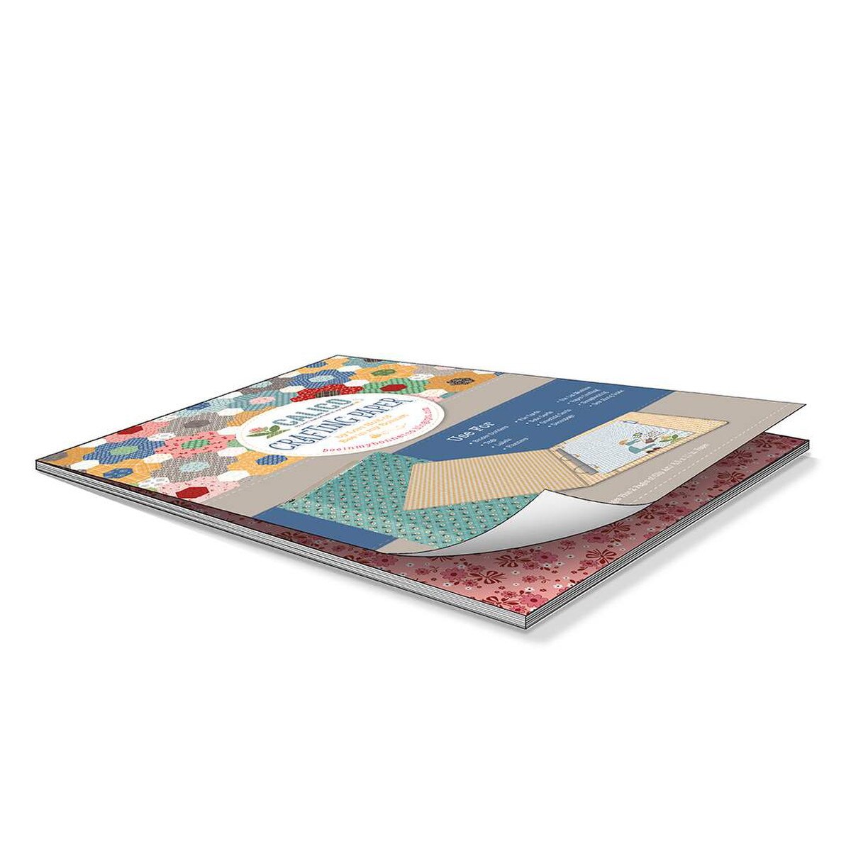 Riley Blake Designs Lori Holt 24pc Calico 8.5x11" Crafting Paper Pad ST-28247 for Sale at World Weidner