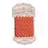 Packaged orange lace trim with 'Ric Rac Vintage Trim' label on a white background