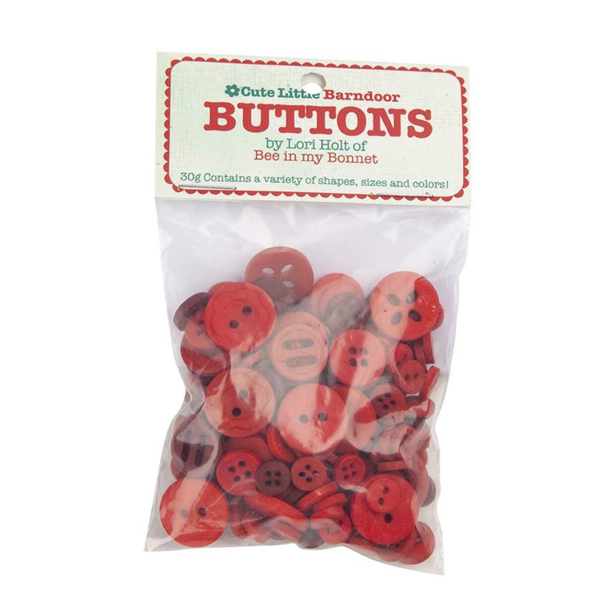 Riley Blake Designs Lori Holt Barndoor Cute Little Buttons STB-3602