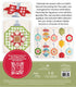 Back cover of a Riley Blake Designs 'RBD me' machine embroidery pattern booklet, featuring a Tree quilt design with a red bow, a green and white checkered tree, and several colorful geometric embroidery stitch previews on a white background with a green footer.