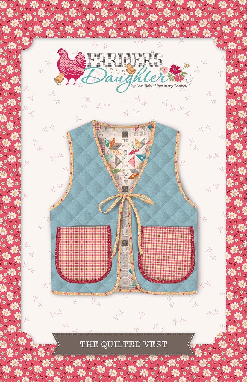 Riley Blake Designs Lori Holt Farmer's Daughter Quilted Vest Pattern P120-QUILTEDVEST