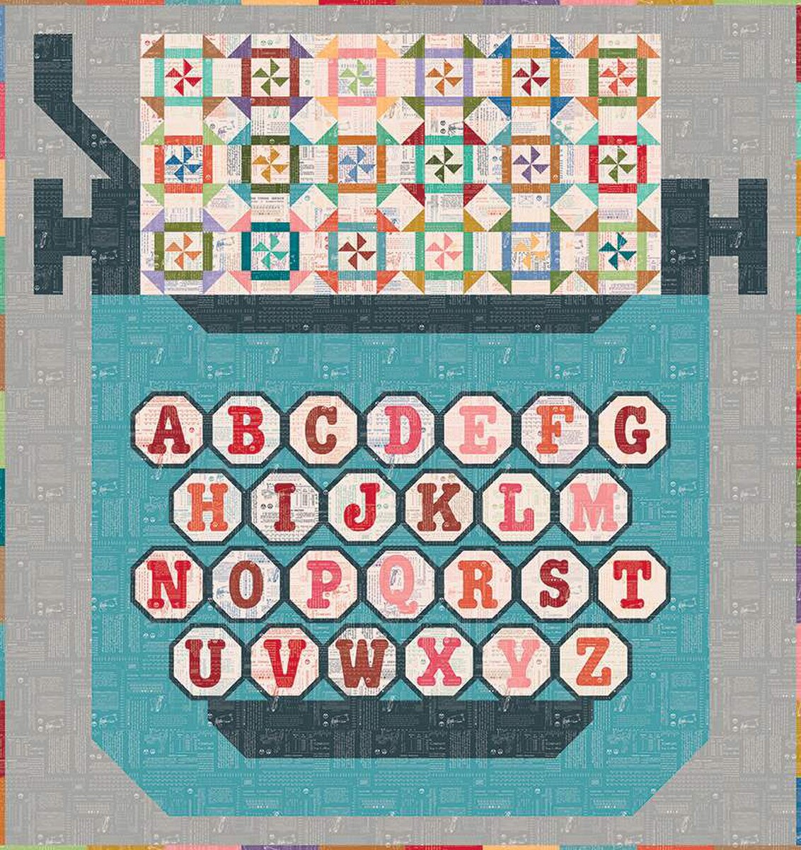 Riley Blake Designs Lori Holt Just My Type Quilt Pattern P120-JUSTMYTYPE