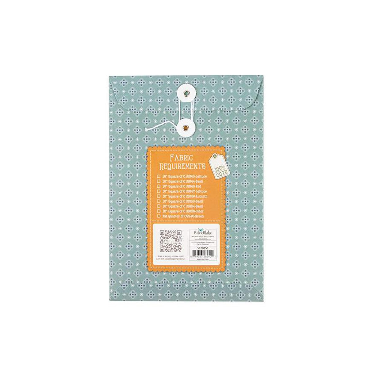 Riley Blake Designs Lori Holt Peppers Calico Quilt Seeds Block Pattern ST-28250 for Sale at World Weidner