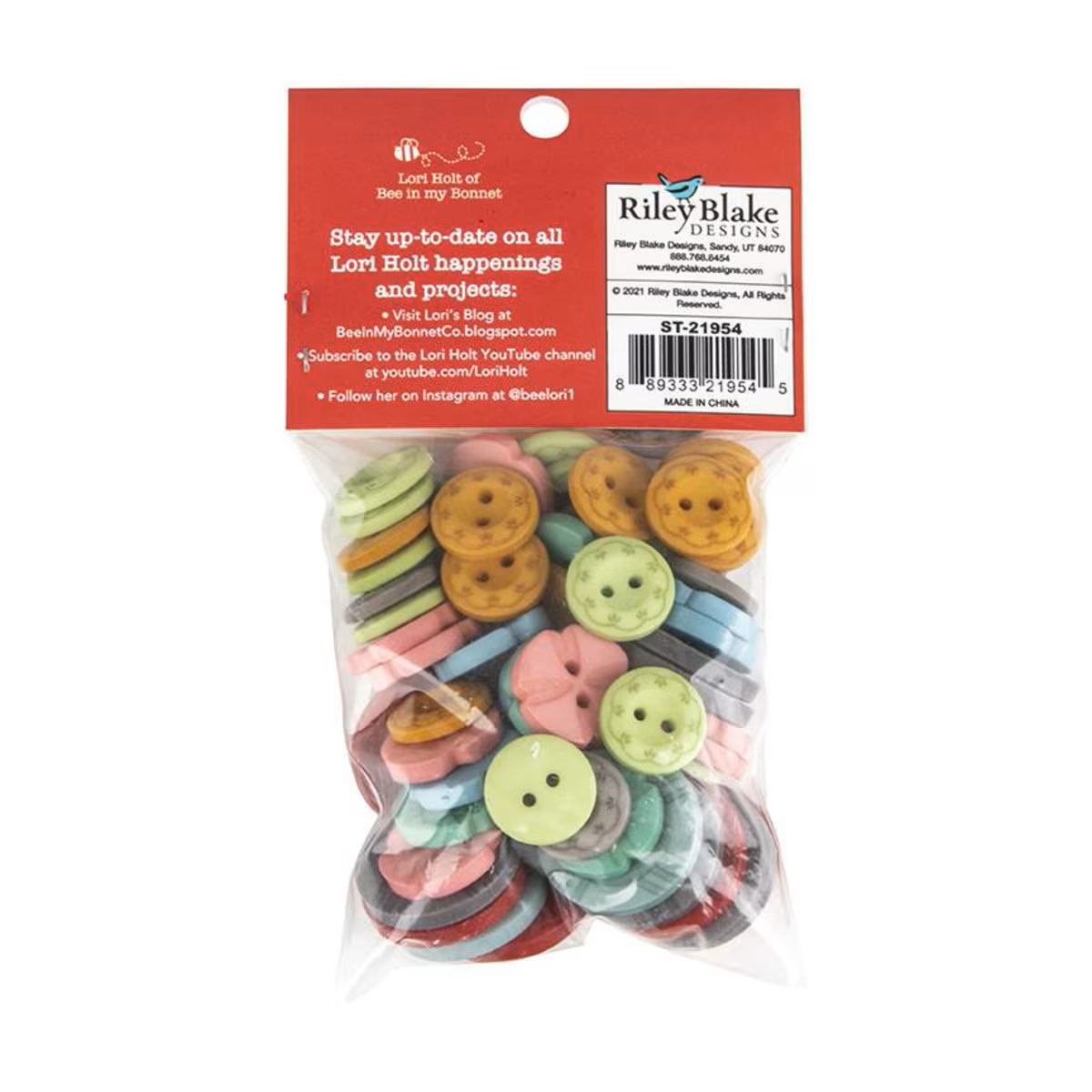 Riley Blake Designs Lori Holt Stitch Cute Little Buttons ST-21954