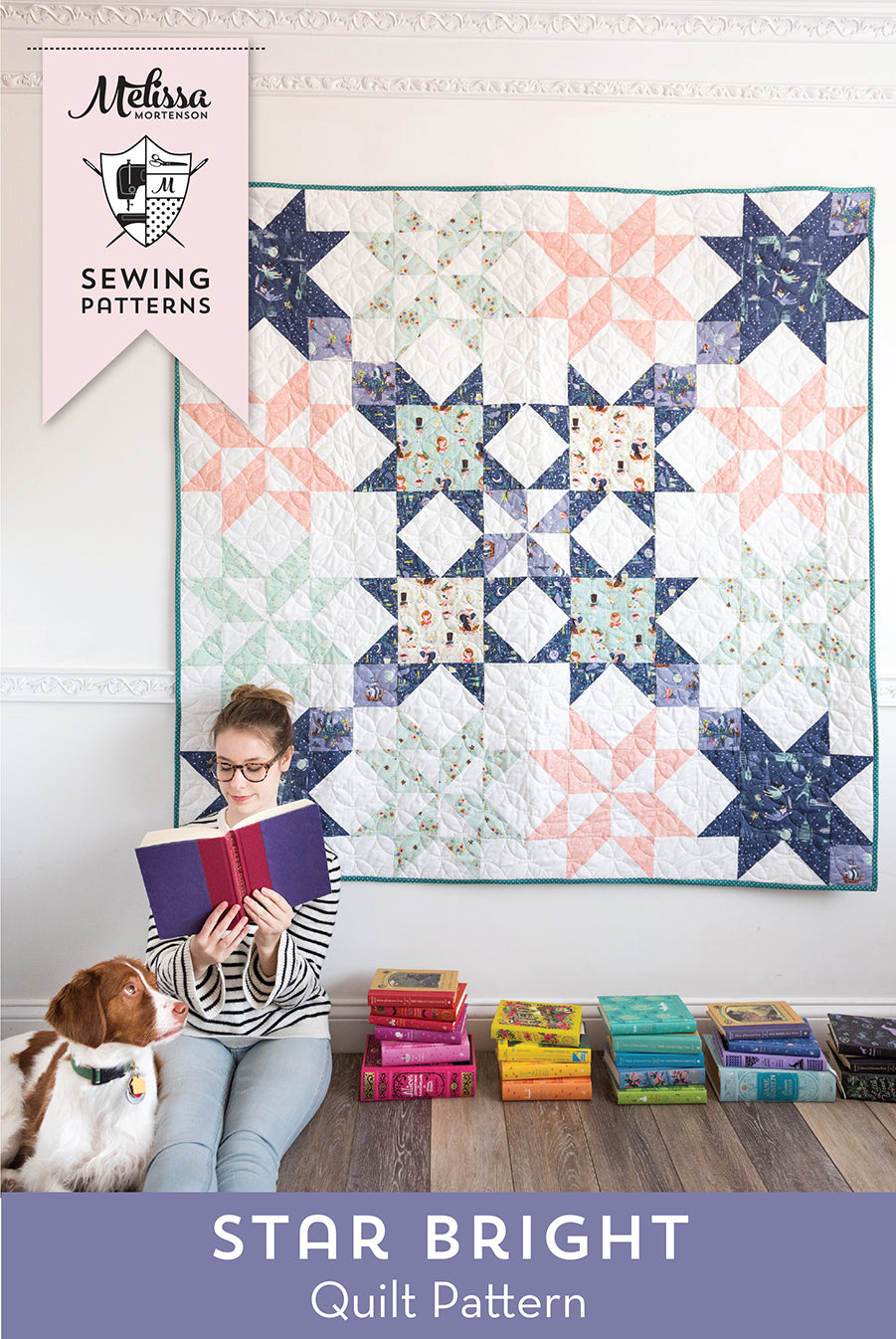 Riley Blake Designs Melissa Mortenson Star Bright Quilt Pattern P115-STARBRIGHT
