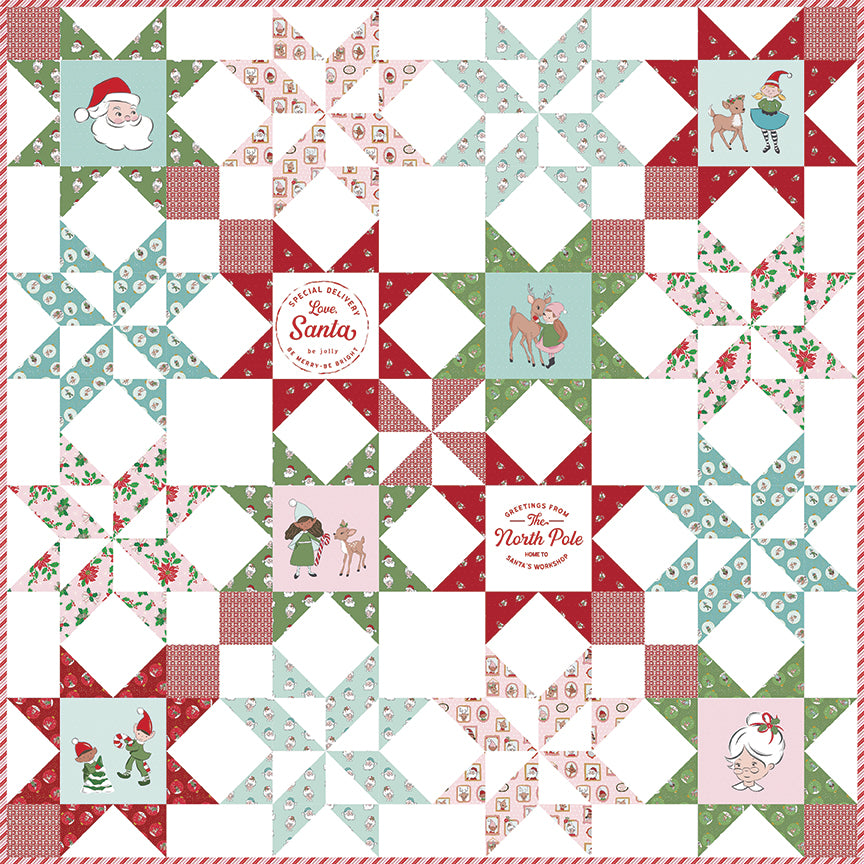 Riley Blake Designs Melissa Mortenson Star Bright Quilt Pattern P115-STARBRIGHT