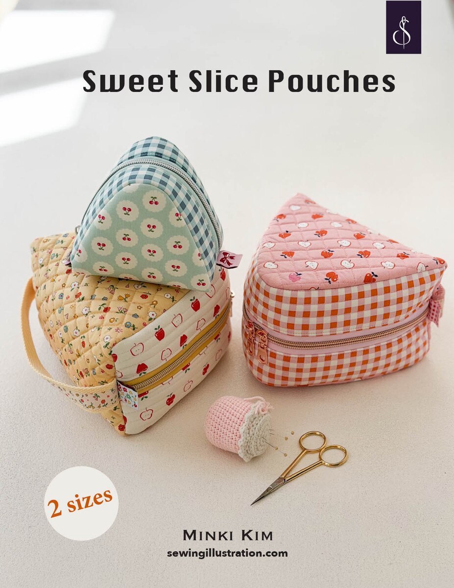 Riley Blake Designs Minki Kim Sweet Slice Pouches Pattern P178-SIBP25