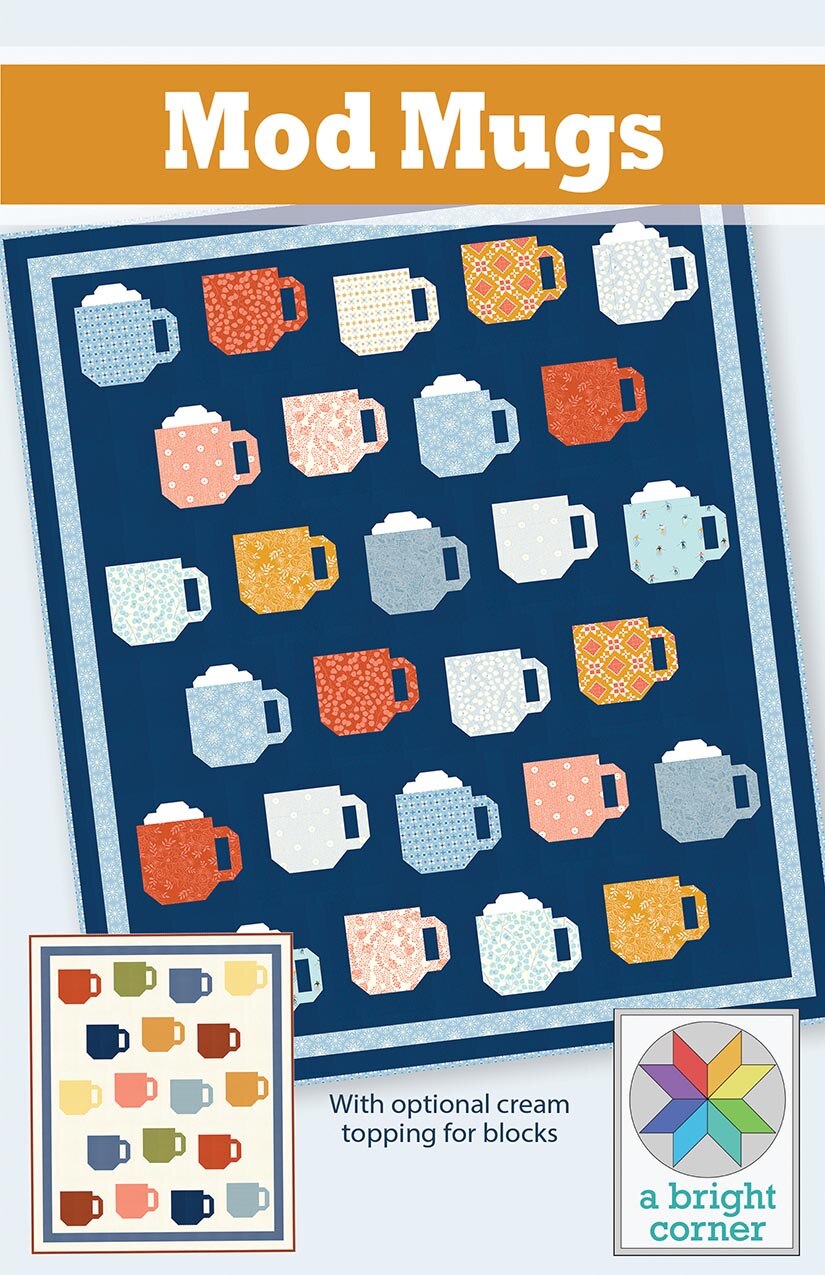Riley Blake Designs Mod Mugs Quilt Pattern P165-MODMUGS